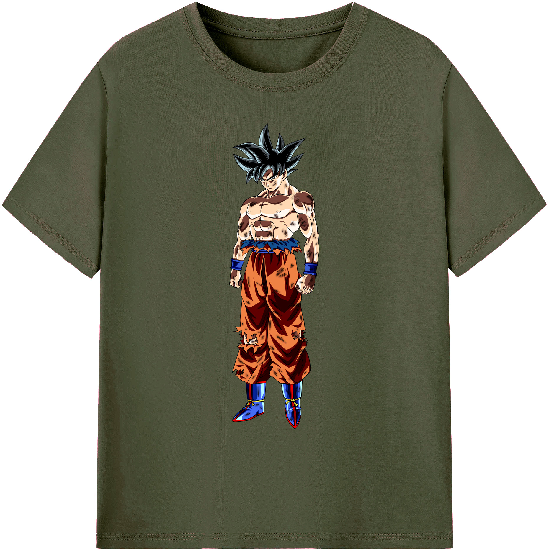 （画像用） ドラゴンボール 孫悟空（そん ごくう）Son Goku カカロット DRAGON BALL Kakarotto 綿100％ メンズ半袖Tシャツ｜肌触りやわらか＆通気性